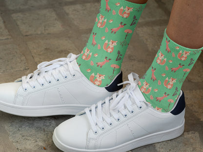Cute WOODLAND CREATURES Socks