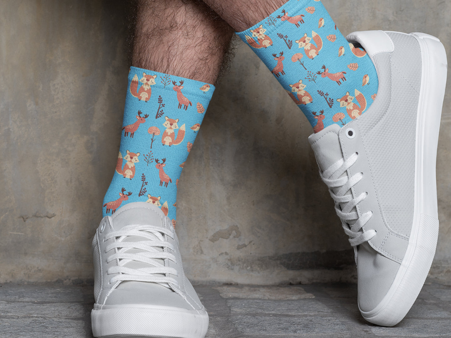 Cute WOODLAND CREATURES Socks
